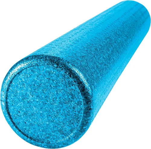 JFIT High Density Foam Roller – EPP Deep Tissue Massage Roller for Muscle Recovery, Myofascial Release & Stretching Azul solido
