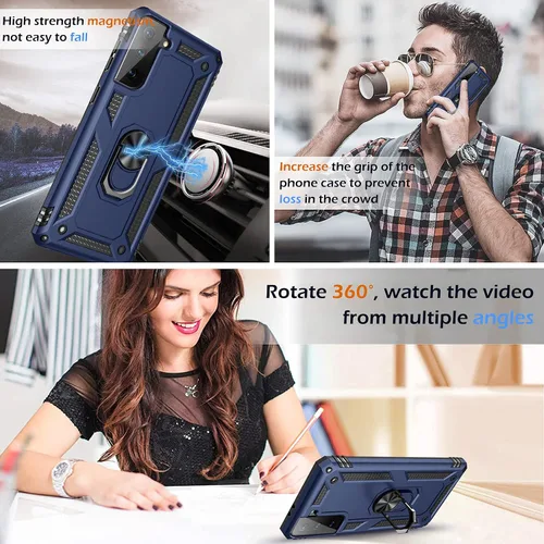 Miniatura 2 de Para Samsung Galaxy S20 FE 5G Funda con protector de pantalla, Funda protectora Galaxy S20 FE de grado militar resistente a golpes de uso intensivo