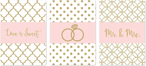 Miniatura 9 de andaz Prensa Blush Pink boda Collection purpurina, color dorado, Table Numbers 1 To 20, 1