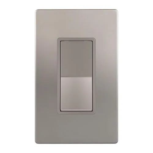 Miniatura 30 de ENERLITES Decorator Paddle Rocker Interruptor de luz, acabado brillante, un solo polo, 3 cables, tornillo de tierra, grado residencial, 15 A, 120