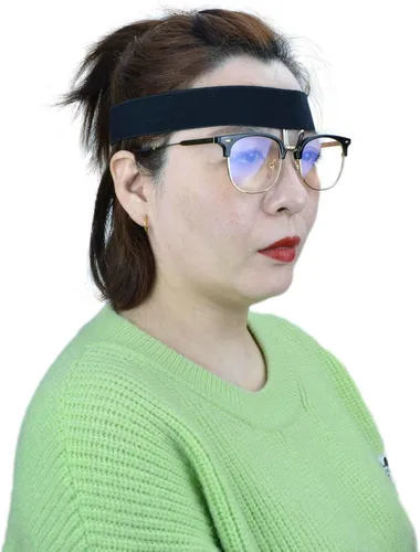 Soporte para lentes de rinoplastia con banda antideslizante para apoyar y reducir la presión nasal para septoplastia y soporte de recuperación de