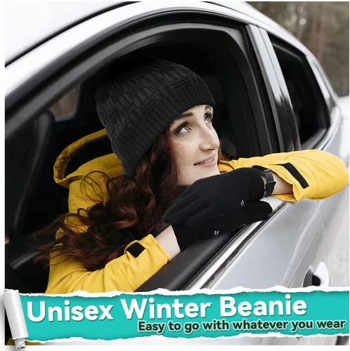 Miniatura 2 de Wireless Bluetooth Beanie Hat Set wWinter Cap, Unique Tech Birthday for Men Women Teenager Boy Gamer Worker