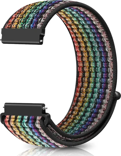 Miniatura 28 de Correas deportivas de nailon de 0.709 in de liberación rápida compatibles con Garmin Venu 4 1.614 in/3S 1.614 in/Venu 2S/Vivoactive 4S/Vivomove