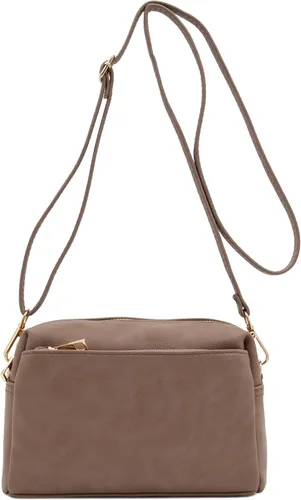 Miniatura 145 de FashionPuzzle Triple Zip Small Crossbody Bag