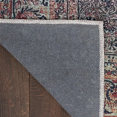 Miniatura 10 de Nourison Home Brilliance - Alfombra tradicional vintage lavable a máquina, de 4 x 6 pies, fácil de limpiar, no se desprende, para dormitorio, sala