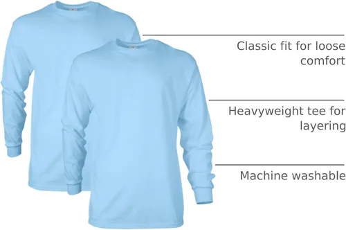 Miniatura 157 de Gildan - Camiseta de manga larga de algodón ultra estilo G2400 para adultos, paquete múltiple