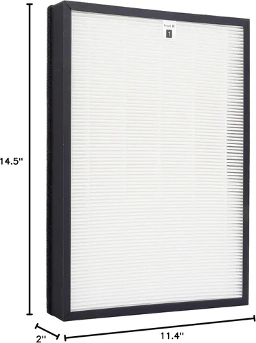 Miniatura 8 de Filtro de repuesto HEPA auténtico, compatible con el juego de filtros Alexapure Breeze AP-B102 y 3049, incluyendo filtro HEPA verdadero de grado H13