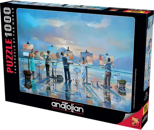 Miniatura 2 de Anatolian Puzzle - Cute Kittens - Perros de cómic, rompecabezas de 2 x 500 piezas, #3611