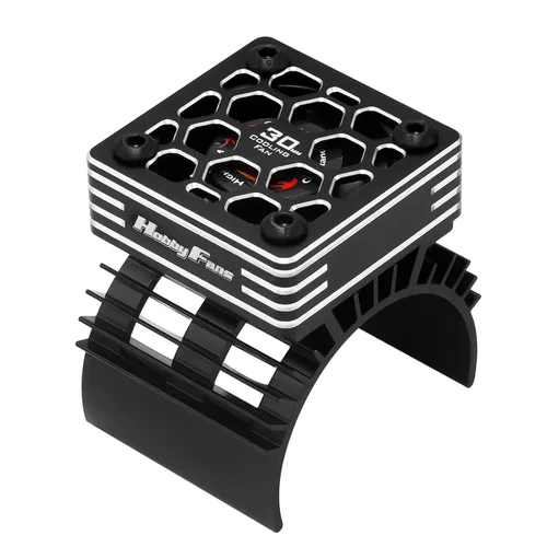 Miniatura 8 de Disipador de calor de motor RC con ventilador de enfriamiento de 5 V, apto para 540 550 3650 F540 3660 3670 Tamaño sin escobillas Motor Disipador