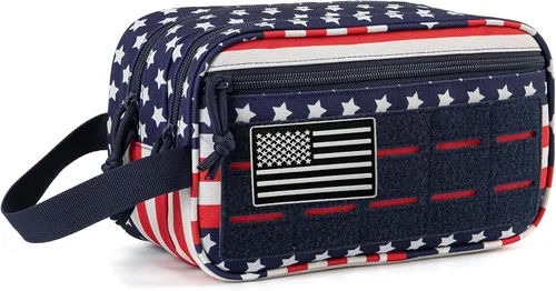 QT&QY Neceser táctico para hombre, bolsa de higiene EDC herramienta militar Molle bolsas pequeñas Dopp Kit de afeitado para hombre Bolsas de ducha 1