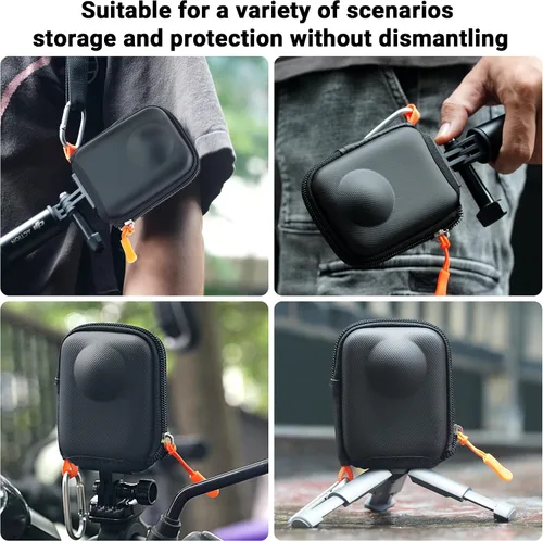 Miniatura 2 de CYNOVA Osmo 360 - Funda para accesorios DJI Osmo 360, con protector de pantalla (2 juegos), funda rígida de almacenamiento de viaje compatible