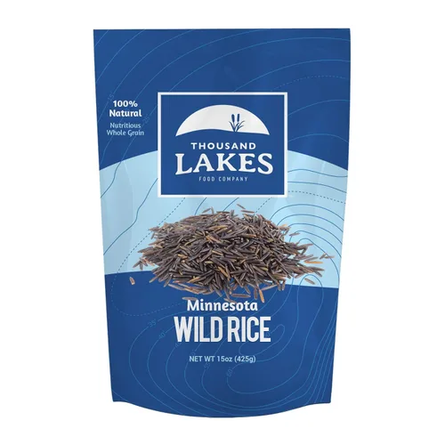 Thousand Lakes Arroz silvestre cultivado en Minnesota - 15 onzas | 100% arroz salvaje | Todo natural