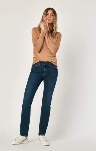 Miniatura 6 de Mavi Kendra - Jeans rectos de tiro alto para mujer, jeans elásticos, cómodos para mujer, lavables a máquina