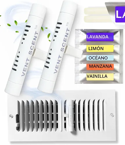 Miniatura 9 de Ambientador para toda la casa Vent Scent Incluye 10 varillas perfumadas Difusor de aceite esencial pasivo Colocación más fácil que el filtro