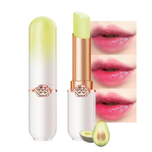 Miniatura 24 de BINGBRUSH Lápiz labial que cambia de color melocotón, hidratante de larga duración para el cuidado de los labios, bálsamo labial mágico, brillo