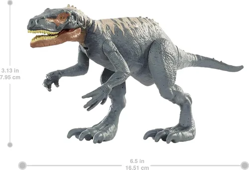 Miniatura 2 de Jurassic World Toys Wild Pack - Figura de acción de dinosaurio carnívoro de Herrerasaurus con articulaciones móviles, función de escultura y ataque