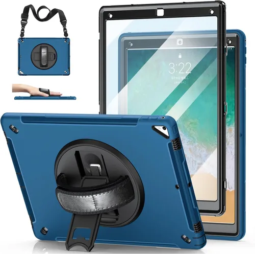 Miniatura 14 de Funda para iPad Pro 12.9 de 2ª generación 2017 y 2015 de 1ª generación, funda protectora de TPU resistente con protector de pantalla, soporte