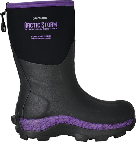 Miniatura 3 de Dryshod Arctic Storm Mid BlackCranberry - Camiseta para mujer