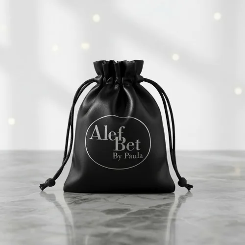 Miniatura 4 de Alef Bet by Paula Tiny Jewish Star of David Necklace