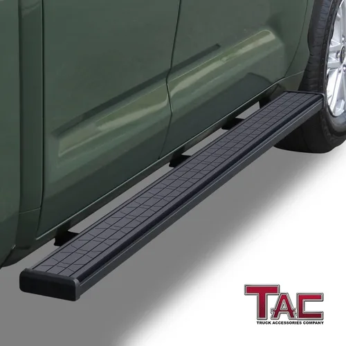 Miniatura 2 de TAC Spear - Estribos compatibles con Toyota Tundra 2022-2024, doble cabina, riel lateral de 6 pulgadas, accesorios para camioneta, textura