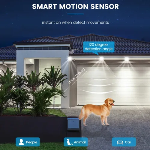 Miniatura 4 de Bombillas con sensor de movimiento, 13 W (equivalente a 100 W) activado por movimiento, bombilla LED con sensor de atardecer a amanecer, A19 E26