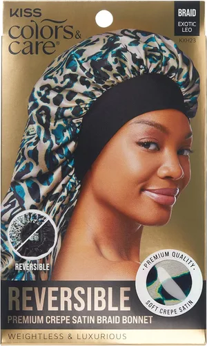 Gorro reversible para el cabello Leopardo