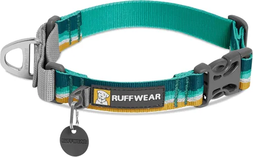 Miniatura 13 de Ruffwear, Web Reaction - Collar para perro, hebilla de seguridad a prueba de escapes, collar martingala antideslizante ajustable con correas Tubelok