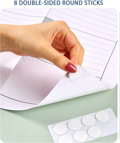 Miniatura 6 de Calendario grande de borrado en seco para pared, calendario de borrado en seco sin fecha, calendarios laminados borrables para pared con 8