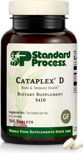 Standard Process Cataplex D - Apoya la función inmunológica, la densidad ósea y la absorción de minerales, suplemento de salud inmunológica con