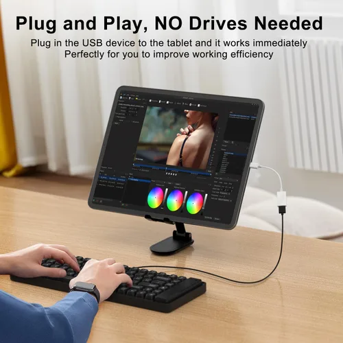 Miniatura 6 de Adaptador USB C a USB 3.0 (paquete de 2), USB C macho a USB hembra OTG cable Thunderbolt3 a USB adaptador compatible con MacBook Pro/Air, iPad Pro