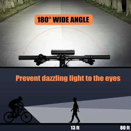 Miniatura 5 de Best Bright Bike Light for Night Riding, 1000 Lumen Bicycle Light High Beam Low Beam, Rechargeable Bicycle Headlight Set, Waterproof Bike Headlight