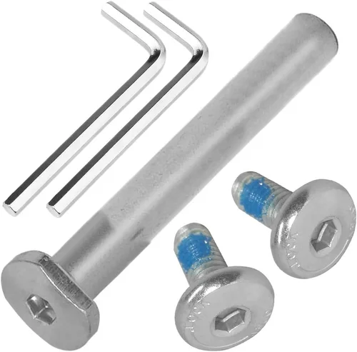 Miniatura 8 de Piezas de Scooter para Niños Hex Lock para Delantero y Trasero Masculino y Femenino M8 Tornillos para Ejes de Reparación de Herramientas