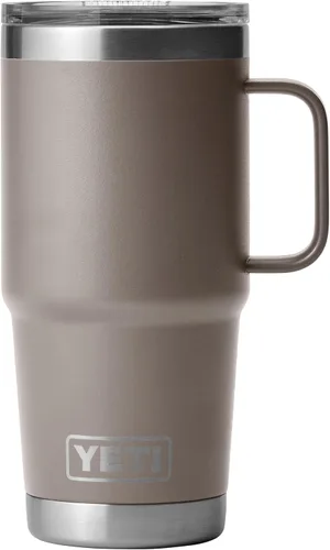 Miniatura 11 de YETI - Vaso de viaje Rambler de 20 onzas, de acero inoxidable, aislada al vacío con tapa fuerte Stronghold Blanco