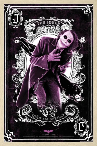 Miniatura 7 de Trends International Póster de pared de DC Comics Movie - The Dark Knight - The Joker Playing Card - Póster de pared, 14.725 x 22.375 pulgadas