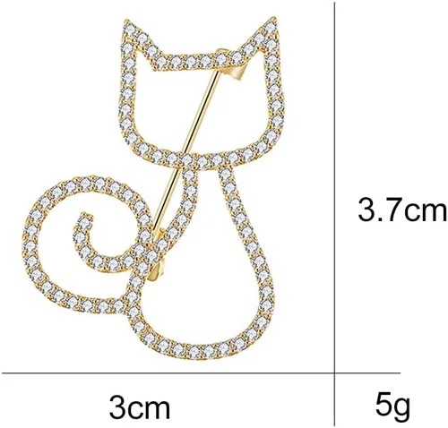 Miniatura 2 de Brooch Pin Corsage, Sweater Dress Bag Fashion Jewelry Accessory Decor for Birthday Party Wedding Christmas Gift