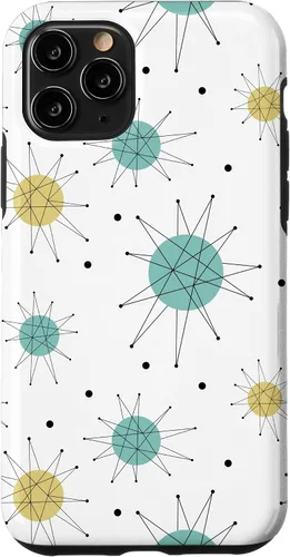 Miniatura 29 de Franciscan Starburst Mid Century Modern Atomic Era Pattern Case for iPhone 17