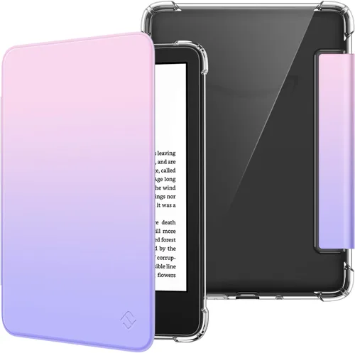 Miniatura 21 de Fintie Funda delgada para Kindle de 6 pulgadas (11ª generación - versión 2024/2022), ultra transparente, suave, flexible, transparente, cubierta