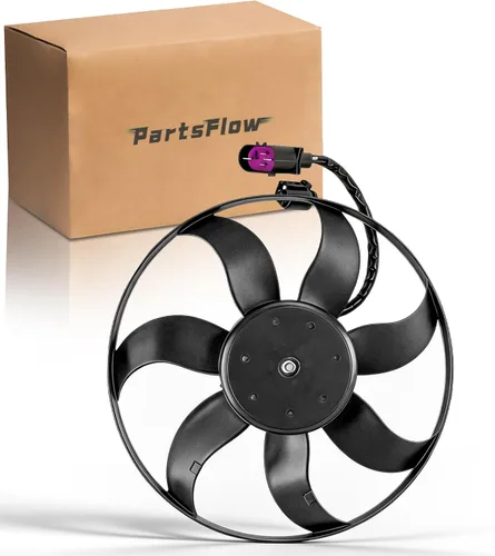 Miniatura 19 de PartsFlow Conjunto de ventilador de enfriamiento del radiador para BMW E46 325i 328i 330i 17117561757