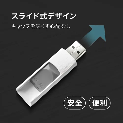 Miniatura 4 de MMOMENT Unidad flash USB 3.1 Gen1 de 64 GB MU39, velocidad de lectura de hasta 100 MB/s, diseño retráctil