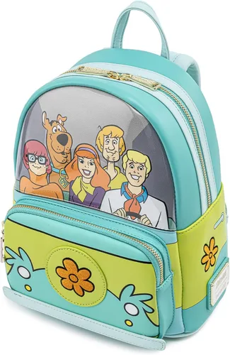 Miniatura 2 de Loungefly Scooby Doo Mystery Machine - Bolso de hombro con doble correa para mujer, Multi, Classic