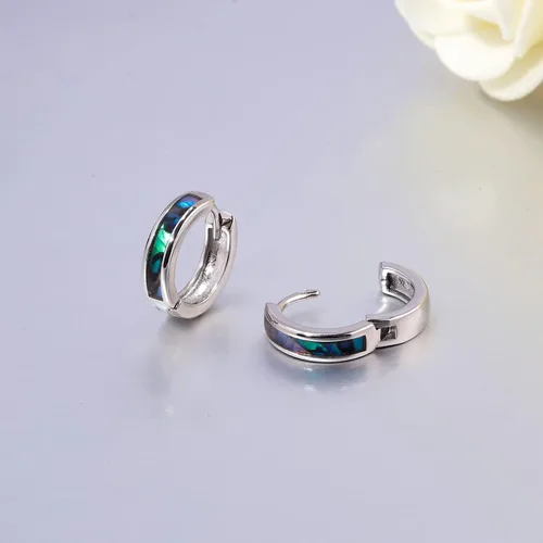 Miniatura 143 de CiNily Aretes Huggie de ópalo con bisagras, chapados en oro, hipoalergénicos, pequeños aretes de aro para mujeres, adolescentes, niñas, hombres