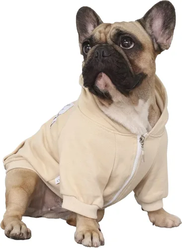 Miniatura 12 de iChoue - Disfraces para perros, I am a French Bulldog, suéteres divertidos, abrigos de invierno, sudaderas con capucha, Frenchie Pitbull Corgi, Pug