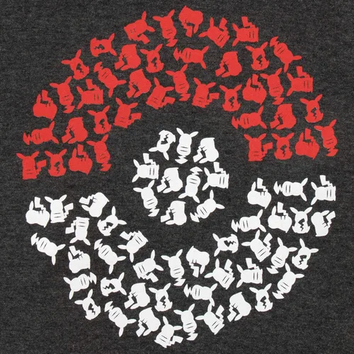 Miniatura 3 de Pokemon Sudadera con capucha de pokeball para niños Gris