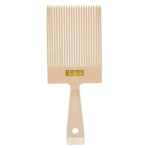 Miniatura 6 de Peine superior plano, peine plano de doble extremo, herramienta de peluquería con líquido de explosión de nivel, nivel de corte de pelo profesional