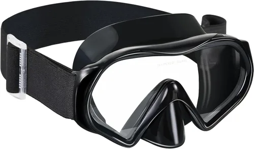 Aegend Máscara de buceo para adultos y jóvenes, antivaho anti-UV, amplia visión, máscara de esnórquel para buceo, natación, esnórquel