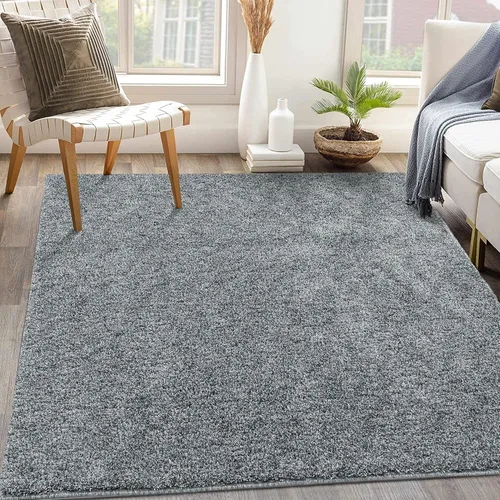 Miniatura 11 de Fashionwu Alfombra grande de 8 x 10 pies, para dormitorio, oficina, moderna, elegante, de hilo teñido, de alta resistencia, calidad de hotel