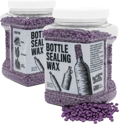 Miniatura 4 de Blended Waxes, Inc. - Cera de sellado de botellas, perlas de sello de cera de pastilla para sellado de botellas de vino, cerveza y licor, sella