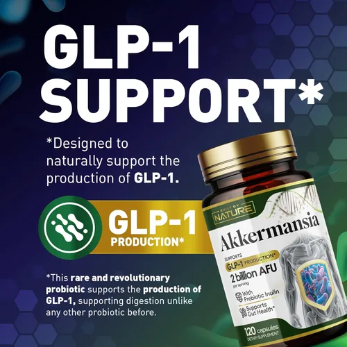 Miniatura 3 de Built by Nature Akkermansia Muciniphila - Suplemento probiótico - 2 mil millones de AFU - Apoya GLP-1, salud intestinal inmune y digestiva - 120