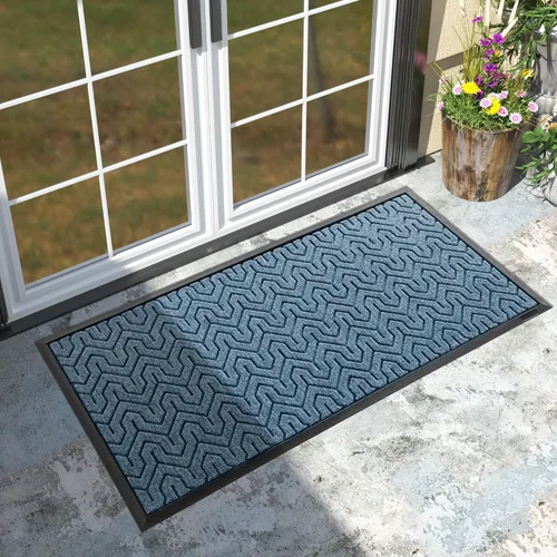 Miniatura 39 de Yimobra Alfombra para Puerta Delantera Exterior Entrada 29.5x17, Impermeable Resistente Alfombras Exteriores para Puerta Delantera, Alfombra