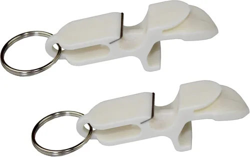 Miniatura 11 de Llavero abridor de botellas de cerveza con escopeta de cerveza, paquete de 2, color negro, herramienta de disparo de cerveza, ideal para fiestas